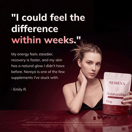 NOREYA Astaxanthin - Nature’s Most Powerful Antioxidant for Whole Body Support & Cellular Protection